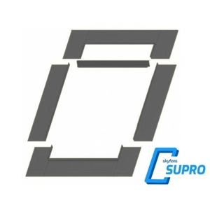 Lemování SUPRO | typ P - hladká krytina  | 94 X 140 cm | barva šedá RAL 7043 