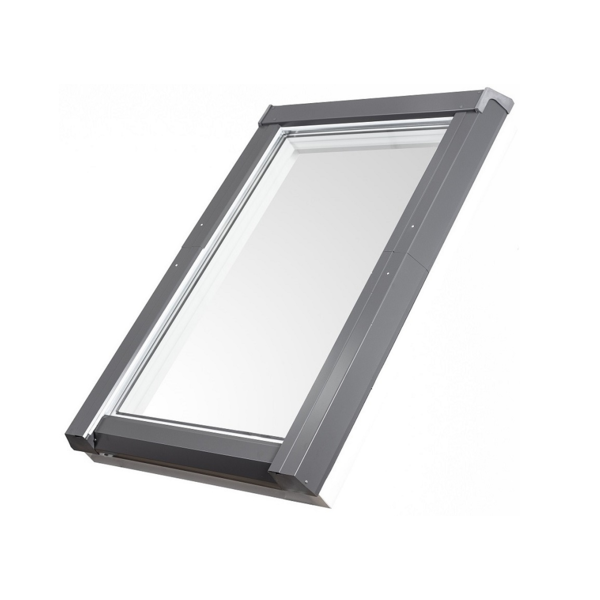 Střešní okno SKYLIGHT PREMIUM |  55 x 78 cm | interiér bílý - exteriér  šedý RAL 7043