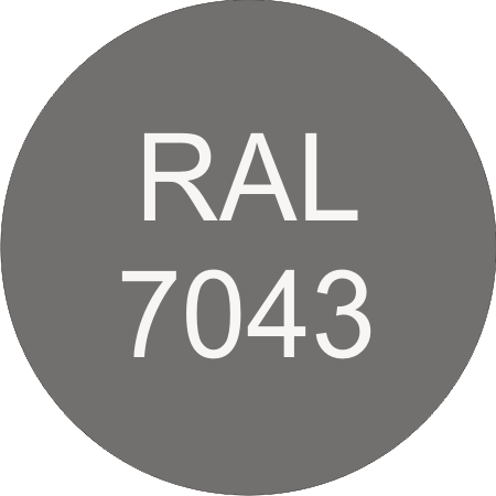 Barva šedá RAL 7043